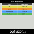Optivizor Sizes