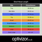 Optivizor Sizes