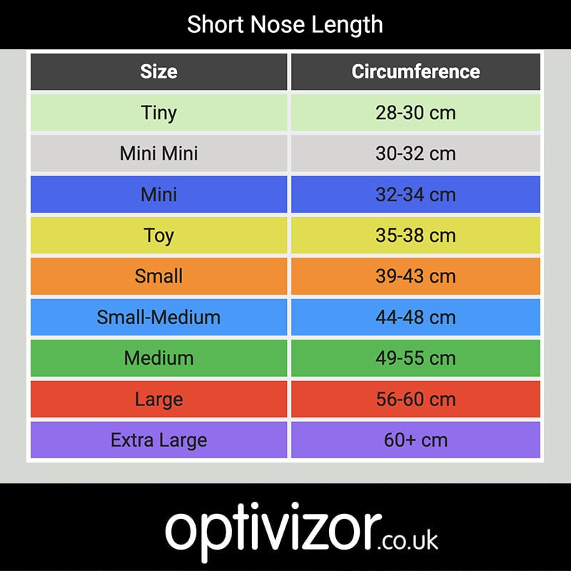 Optivizor Sizes